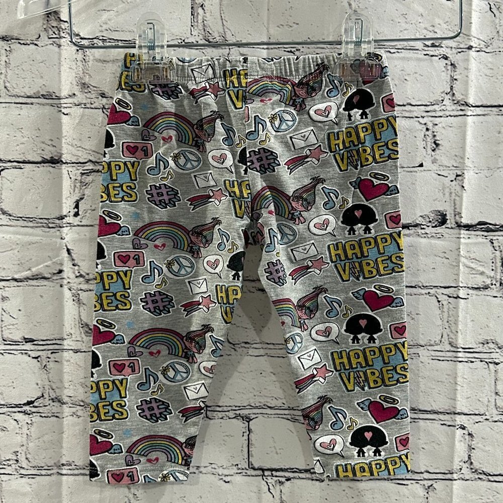 5 for $10 Girls Dreamworks Troll Capris Size 4T